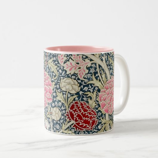 Tasse 2 Couleurs Cray Design (par William Morris) (Devant droit)