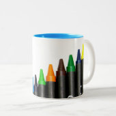 Tasse 2 Couleurs Crayons (Devant droit)