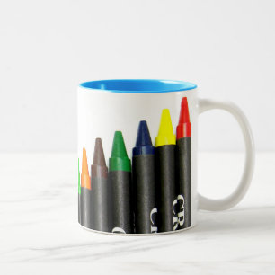 Tasse 2 Couleurs Crayons