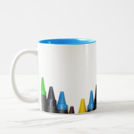 Tasse 2 Couleurs Crayons (Gauche)