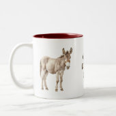 Tasse 2 Couleurs Crazy Donkey Lady (Gauche)