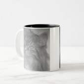Tasse 2 Couleurs Crazy Et Cute Kitty (Devant gauche)