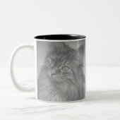 Tasse 2 Couleurs Crazy Et Cute Kitty (Gauche)