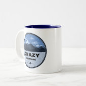 Tasse 2 Couleurs Crazy Mountains Montana Camping (Devant gauche)