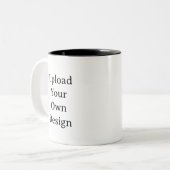 Tasse 2 Couleurs Create Your Own Simple Custom 11oz (Devant gauche)