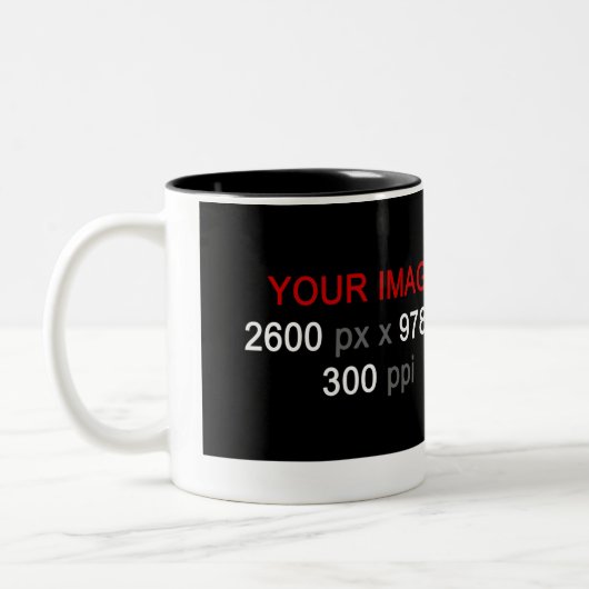 Tasse 2 Couleurs Création personnelle (Gauche)