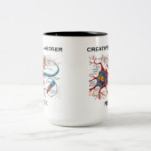 Tasse 2 Couleurs Creative Laborer Inside (Neuron / Synapse) (Centre)