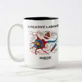 Tasse 2 Couleurs Creative Laborer Inside (Neuron / Synapse) (Gauche)