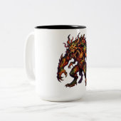 Tasse 2 Couleurs Créature Béhémoth infernale (Devant gauche)