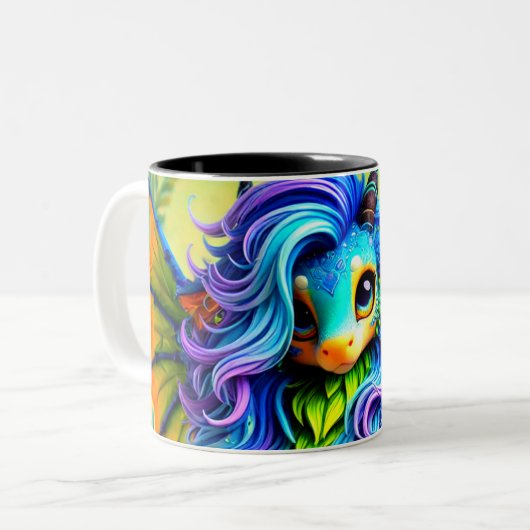 Tasse 2 Couleurs Créature Imaginaire (Devant gauche)