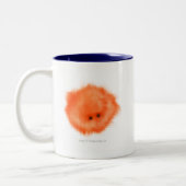 Tasse 2 Couleurs Créature orange de grignoteur de plancher (Gauche)
