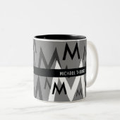 Tasse 2 Couleurs créer votre propre noir (Devant droit)