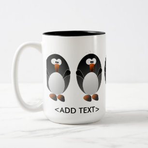 Tasse 2 Couleurs Créez un pingouin de Linux