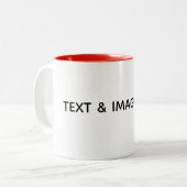 Tasse 2 Couleurs Créez votre propre blanc (Devant gauche)