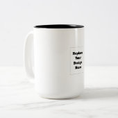 Tasse 2 Couleurs Créez votre propre blanc (Devant gauche)