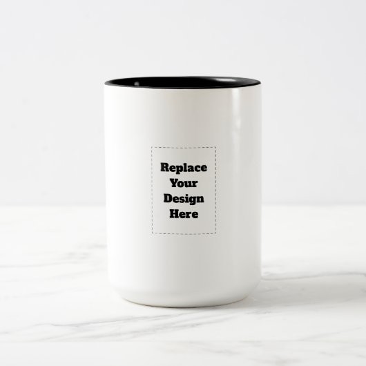 Tasse 2 Couleurs Créez votre propre blanc (Centre)