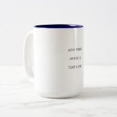 Tasse 2 Couleurs Créez votre propre blanc (Devant gauche)