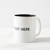 Tasse 2 Couleurs Créez Votre Propre Blanc (Devant droit)
