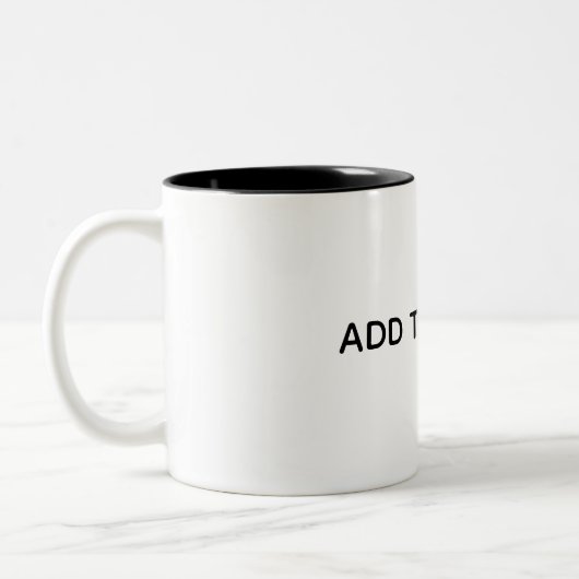 Tasse 2 Couleurs Créez Votre Propre Blanc (Gauche)