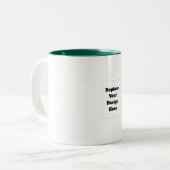 Tasse 2 Couleurs Créez votre propre blanc  (Devant gauche)