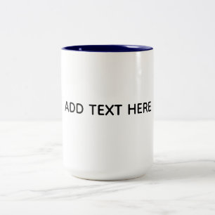 Tasse 2 Couleurs Créez Votre Propre Blanc