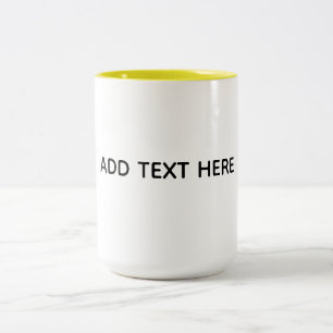 Tasse 2 Couleurs Créez votre propre blanc