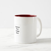 Tasse 2 Couleurs Créez votre propre blanc  (Devant droit)