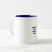 Tasse 2 Couleurs Créez votre propre blanc (Devant gauche)