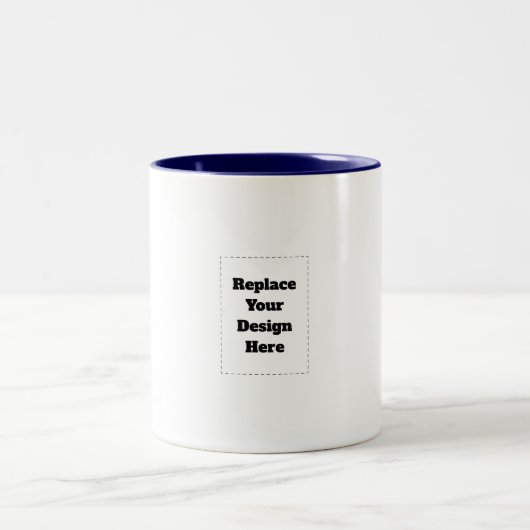 Tasse 2 Couleurs Créez votre propre blanc (Centre)