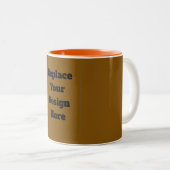 Tasse 2 Couleurs Créez Votre Propre Brun (Devant droit)