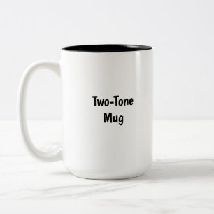 Tasse 2 Couleurs Créez Votre Propre Promotion de Marque Simple