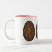 Tasse 2 Couleurs Crème chocolatée Crème de Pâques Candy aux oeufs (Gauche)