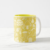 Tasse 2 Couleurs Crème de moutarde de champignons (Devant droit)