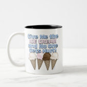 Tasse 2 Couleurs Crème glacée (Gauche)