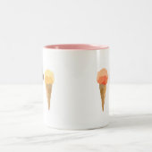 Tasse 2 Couleurs Crème glacée Pastel Sorbet été (Centre)