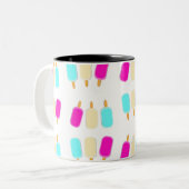 Tasse 2 Couleurs crème glglace trois couleurs (Devant gauche)