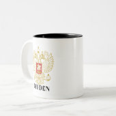 Tasse 2 Couleurs Crest familial (Devant gauche)