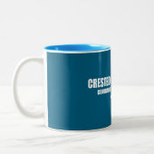 Tasse 2 Couleurs Crested Butte Colorado Skier (Gauche)