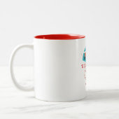 Tasse 2 Couleurs Crested Butte pour skier (Gauche)