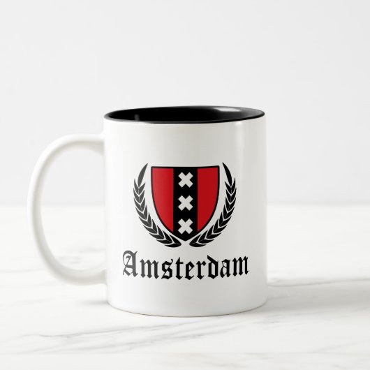 Tasse 2 Couleurs Crête d'Amsterdam (Gauche)