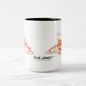 Tasse 2 Couleurs Crevette de harlequin, picta de Hymenocerca (Centre)