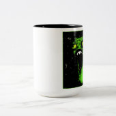 Tasse 2 Couleurs Cri perçant vert (Centre)