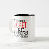 Tasse 2 Couleurs cricket (Devant gauche)
