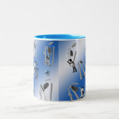 Tasse 2 Couleurs Cricket Le Jeu, (Centre)