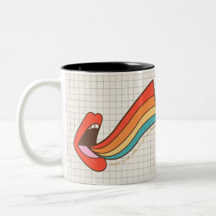 Tasse 2 Couleurs Criez au Seigneur Foi chrétienne rétro