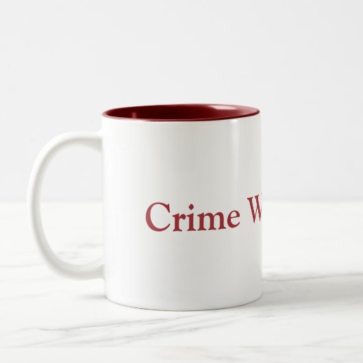 Tasse 2 Couleurs Criminalité Écrire de la boue de carburant (Gauche)