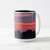 Tasse 2 Couleurs Crimson Dusk Embrassez la beauté enflammée du couc (Devant droit)