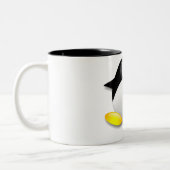 TASSE 2 COULEURS CRISTAL DE LINUX TUX (Gauche)