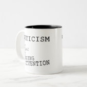 Tasse 2 Couleurs Critique (Devant gauche)