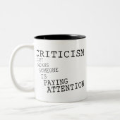 Tasse 2 Couleurs Critique (Gauche)